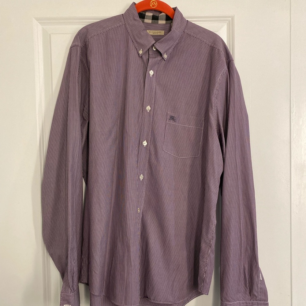 Luxury Men’s Burberry button down Shirt XL